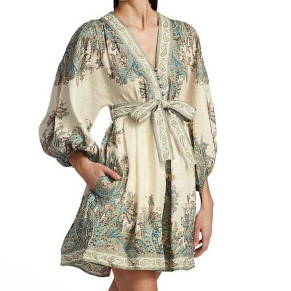 Zimmermann Dresses & Skirts - Zimmermann Brighton Paisley Mini dress